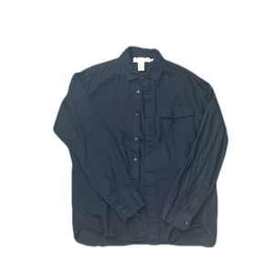 Black LOGG Button Down, L